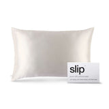 Slip silk pillowcase white queen, imported from the UK