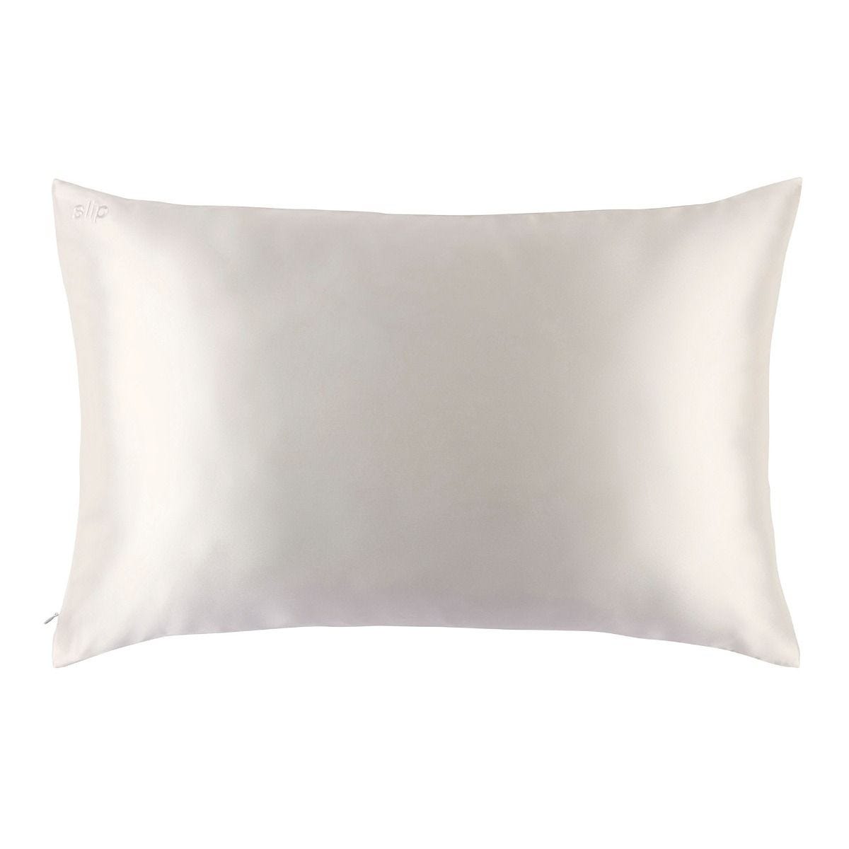 Slip silk pillowcase white queen, imported from the UK