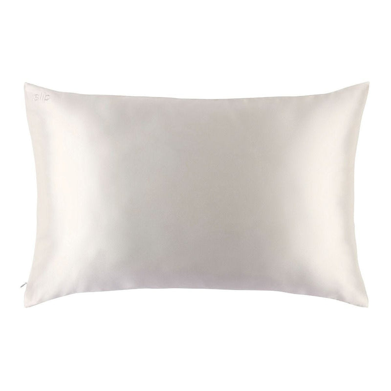 Slip silk pillowcase white queen, imported from the UK