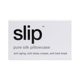 Slip silk pillowcase white queen, imported from the UK