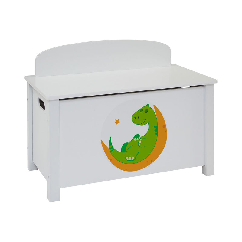 Liberty House Toys dinosaur toy box white - British product