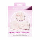 Brushworks makeup headband and scrunchie set, imported from the UK