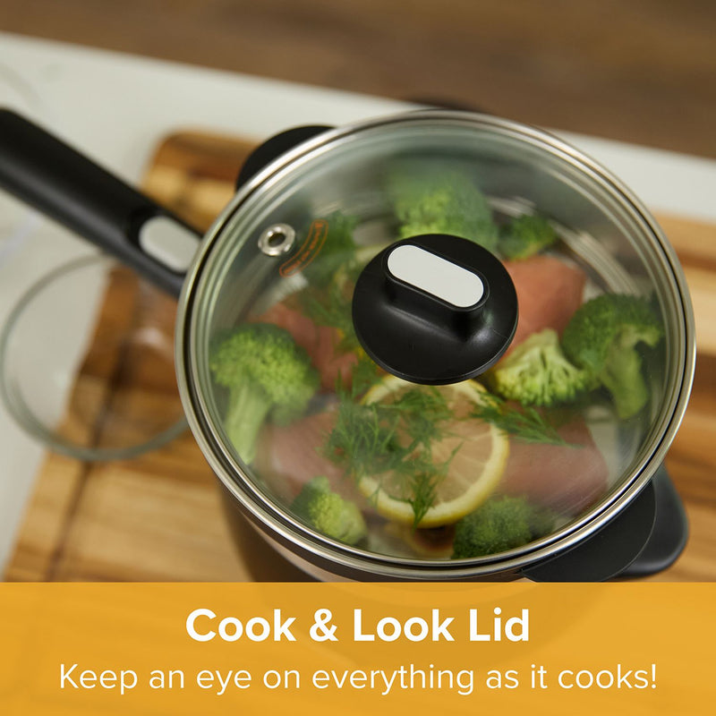 Drew&Cole CleverPot electric hot pot Black 1.2L - British product