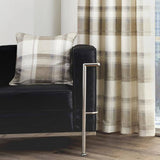 Fusion Balmoral check curtains natural 117x137cm, UK version