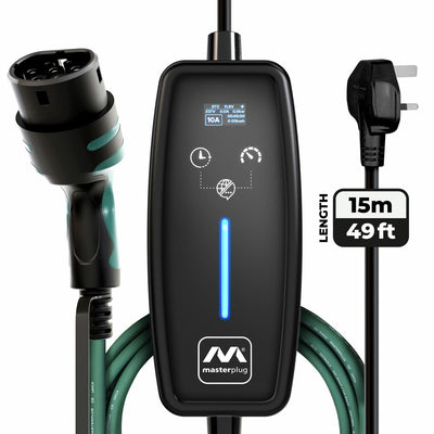 Argos Masterplug 10A Mode 2 15m EV Charging Cable - Type 2 to 3 Pin Plug- Buy online at McGrocer