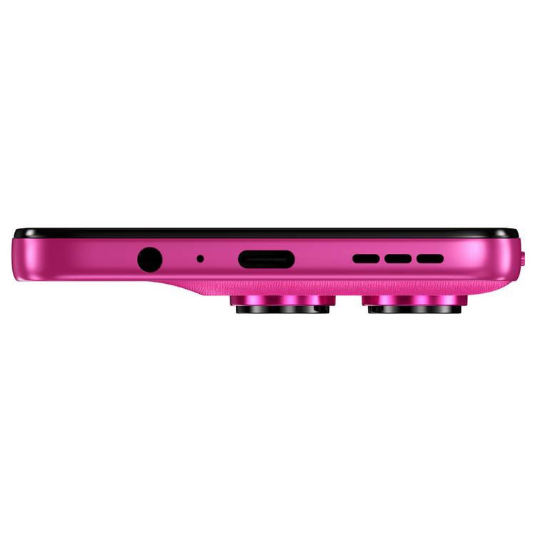 Motorola g37 5G mobile phone Pantone Fuchsia Red 128GB (British brand)