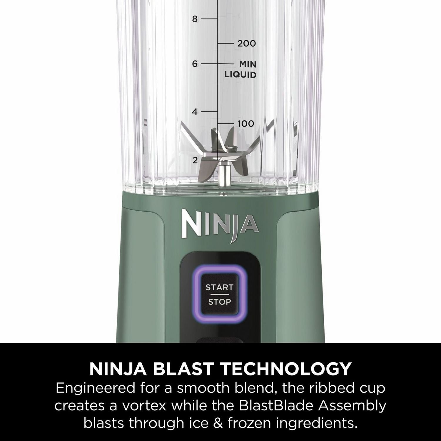 Ninja Blast Blender Forest Green portable blender - British product