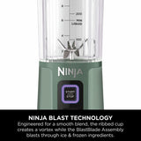 Ninja Blast Blender Forest Green portable blender - British product