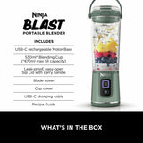 Ninja Blast Blender Forest Green portable blender - British product