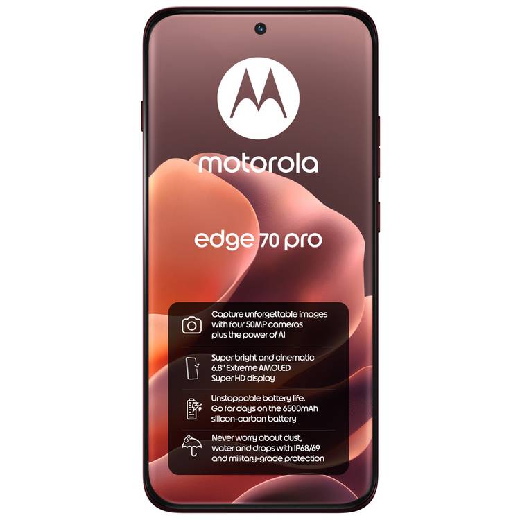 Motorola Edge 70 Pro smartphone 512GB, imported from the UK