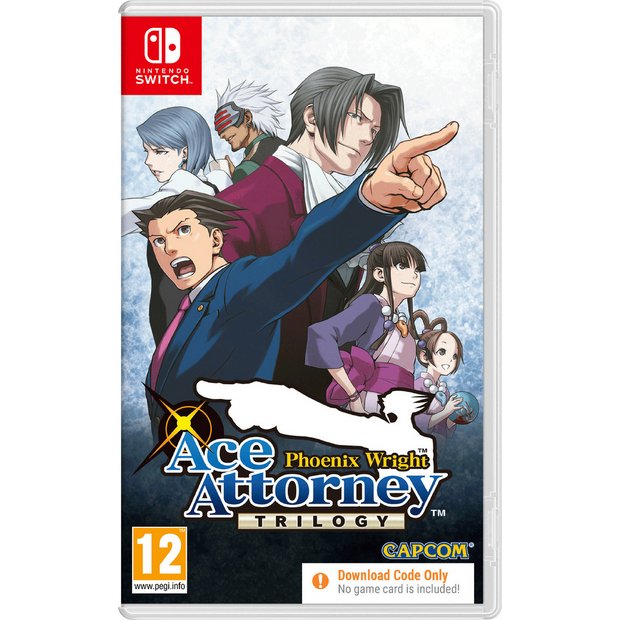 Phoenix Wright Ace Attorney Trilogy Nintendo Switch game - British product