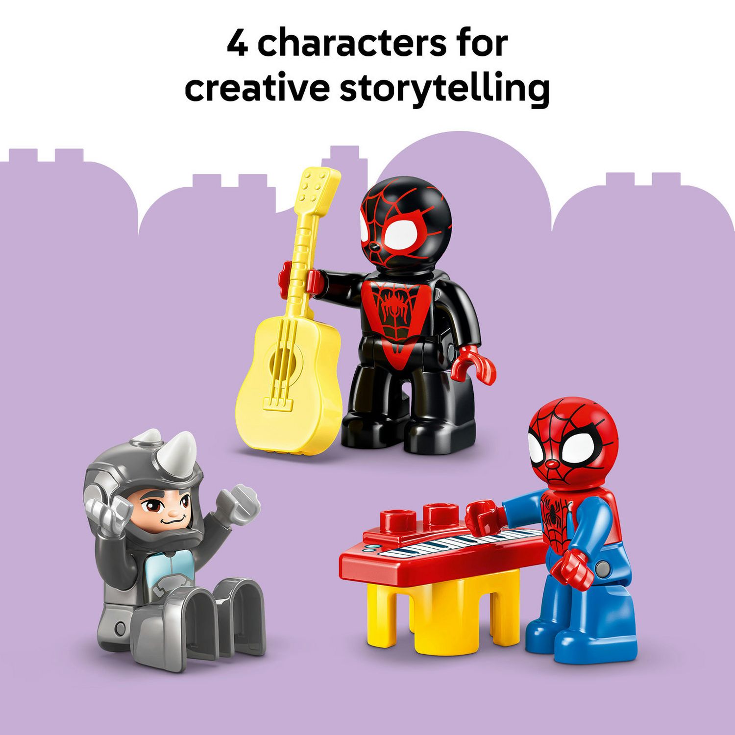 LEGO DUPLO Spidey Webquarters building toy set 65 pieces, imported from the UK