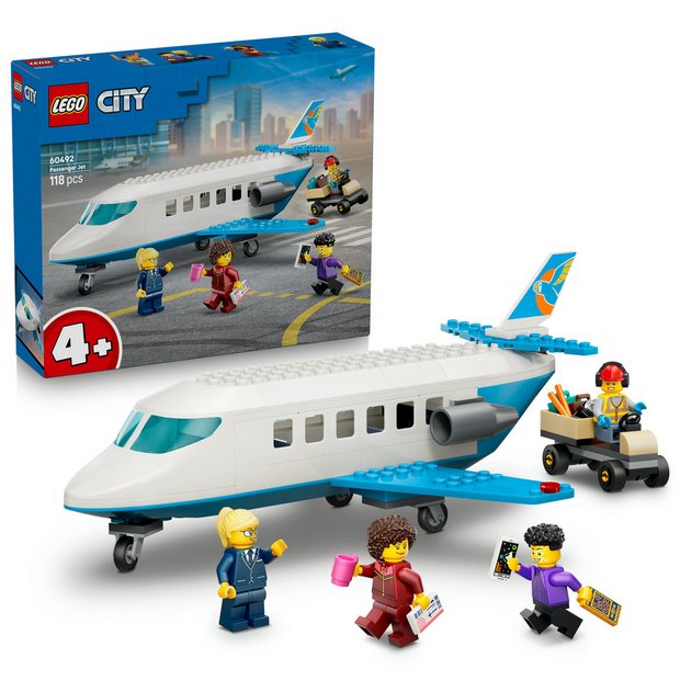 LEGO City Passenger Jet airplane building set, imported from the UK