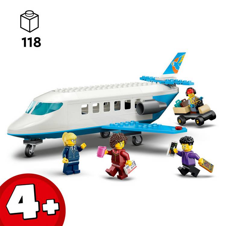 LEGO City Passenger Jet airplane building set, imported from the UK