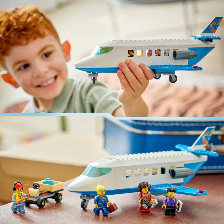 LEGO City Passenger Jet airplane building set, imported from the UK