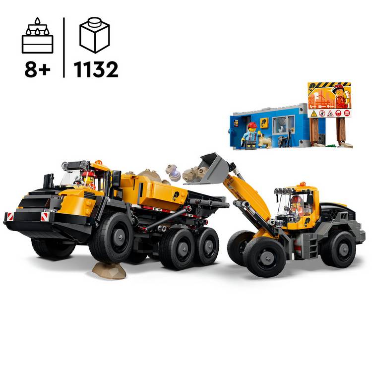LEGO City construction truck set 1132 pieces (British brand)