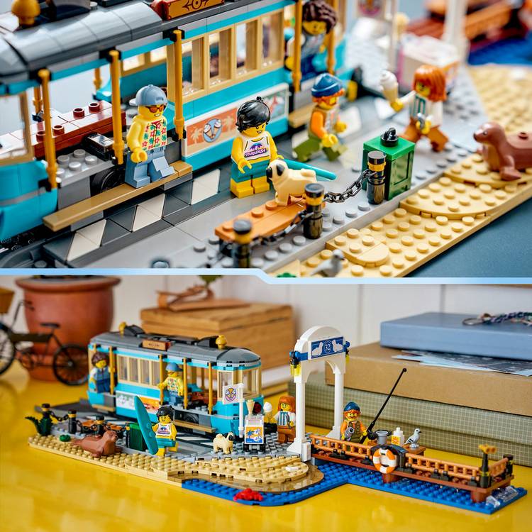 LEGO City Classic Beach Tram building set 60506, imported from the UK
