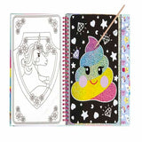 Totum Unicorn ScratchBook scratch art kit - British product