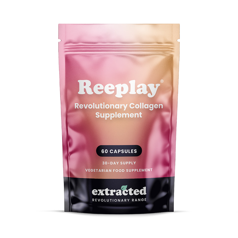 Reeplay collagen supplement capsules with Ovoderm (British brand)