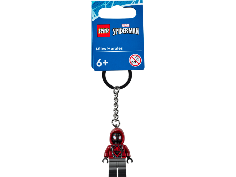 LEGO Miles Morales keyring 9cm bag charm , imported from the UK