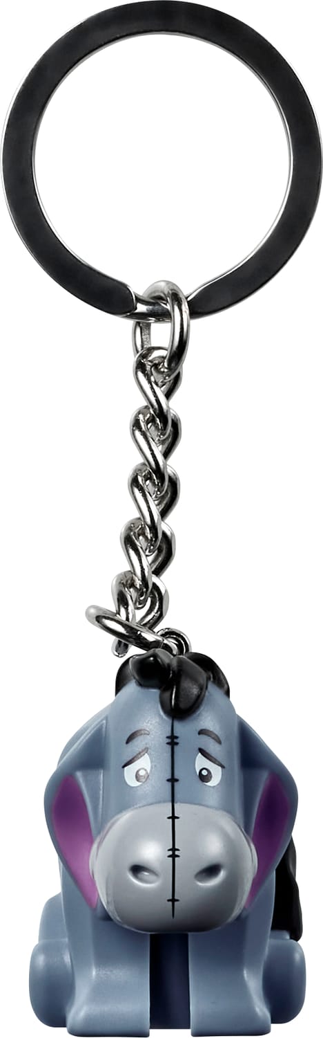 LEGO Disney Eeyore keyring with metal chain 8 cm - British product