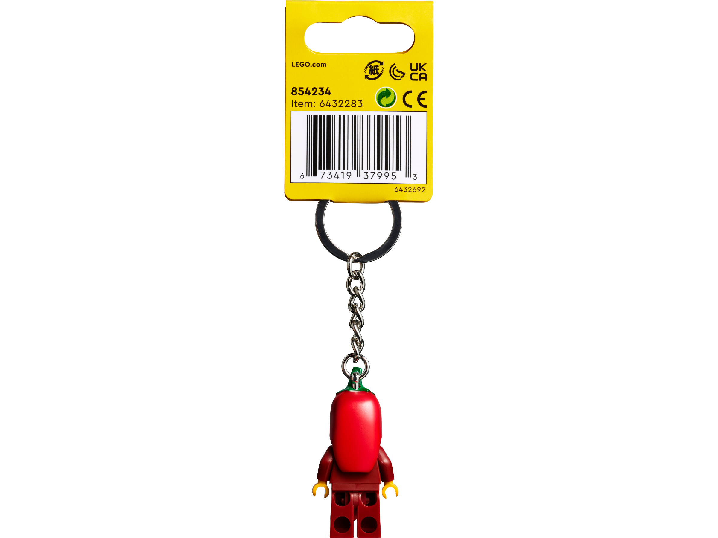 LEGO Chili Girl Keyring Minifigure 9cm - British product