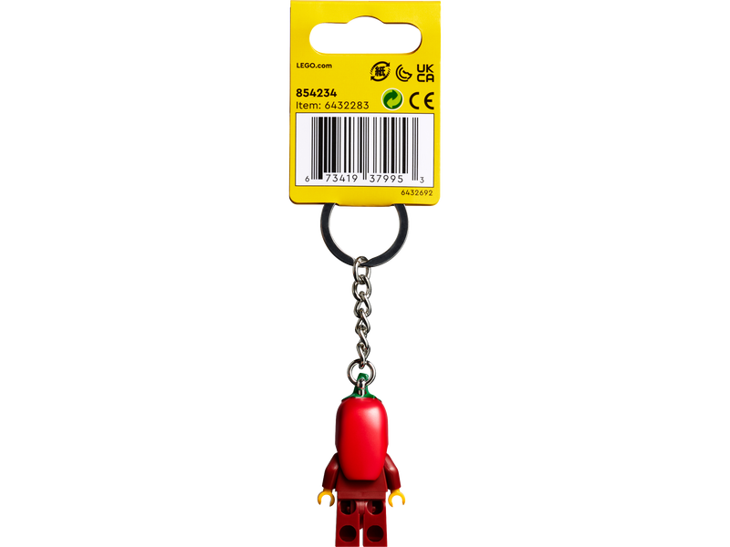 LEGO Chili Girl Keyring Minifigure 9cm - British product
