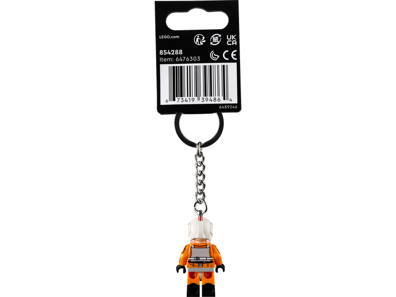 LEGO Luke Skywalker Pilot Key Chain 9cm, imported from the UK