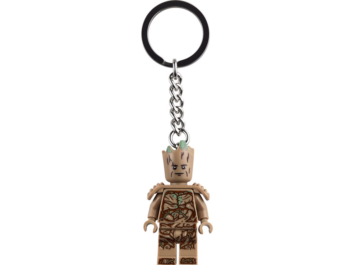 LEGO Marvel Groot posable key ring 8cm, UK version