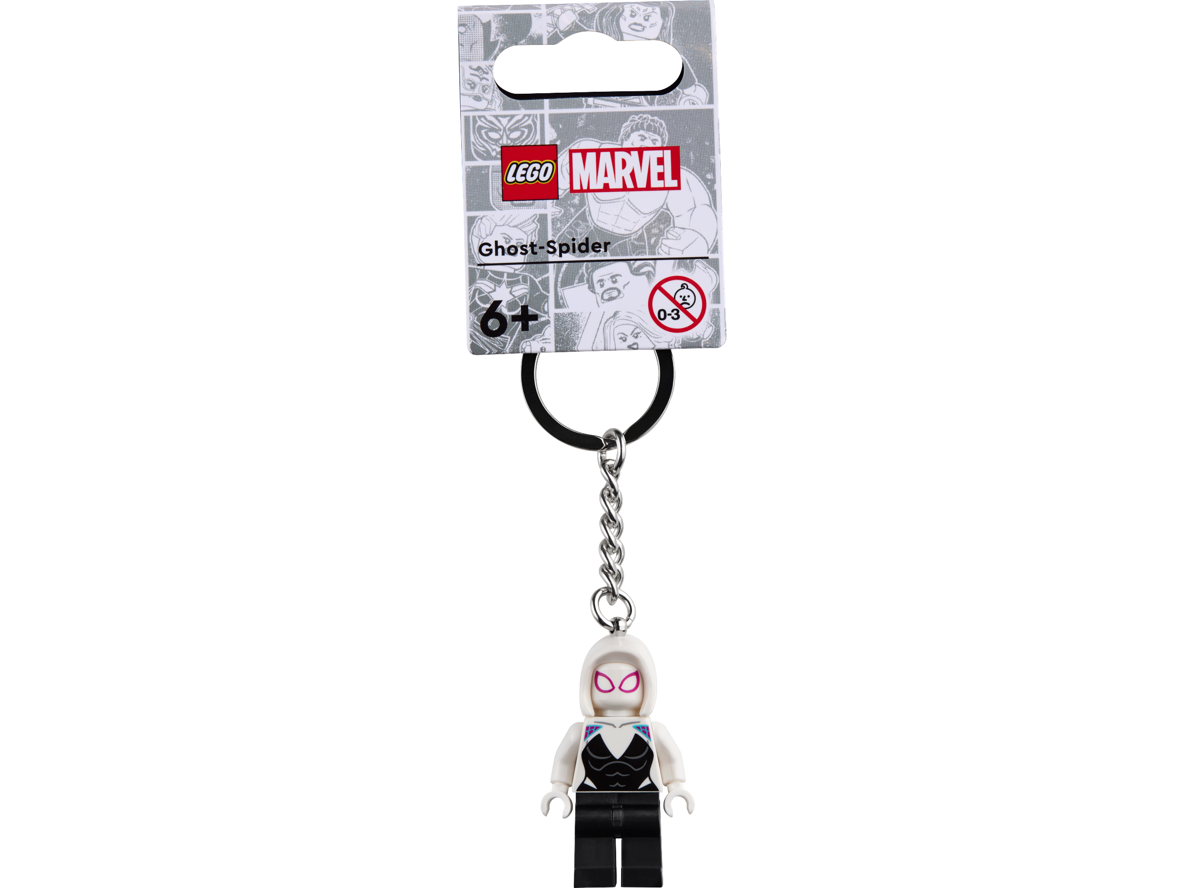 LEGO Ghost-Spider Key Chain Minifigure 8cm , UK version