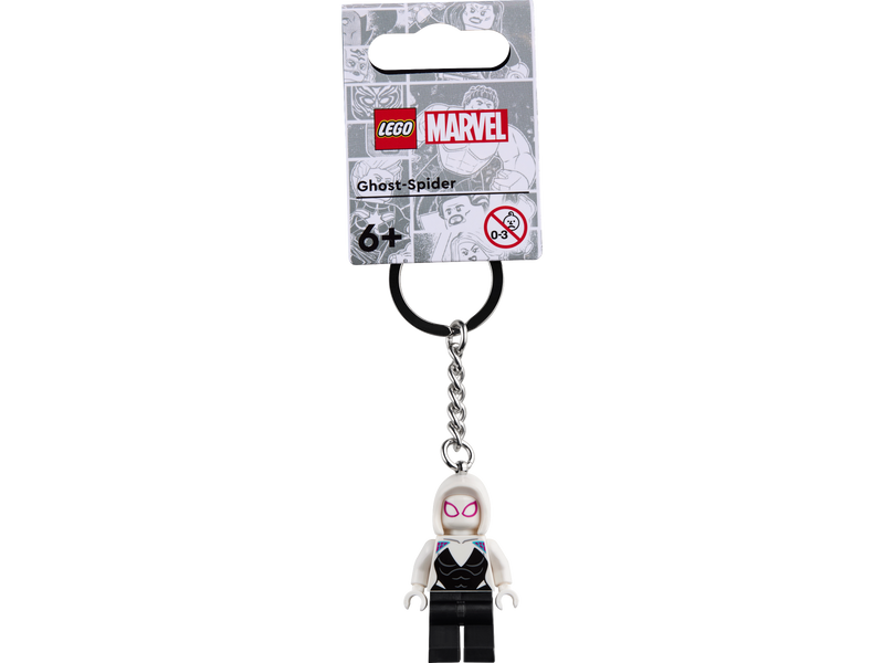 LEGO Ghost-Spider Key Chain Minifigure 8cm , UK version