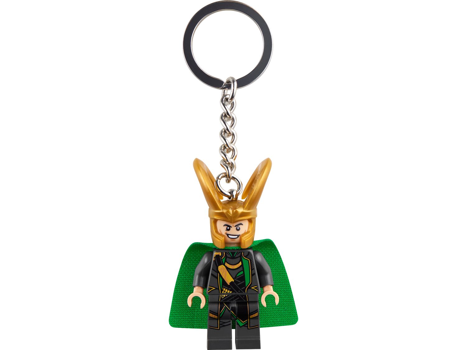 LEGO Marvel Loki Minifigure Keyring with cape 8cm, UK version