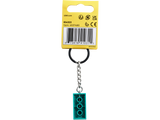 LEGO Brick Keyring Bright Bluish Green 8cm long - British product