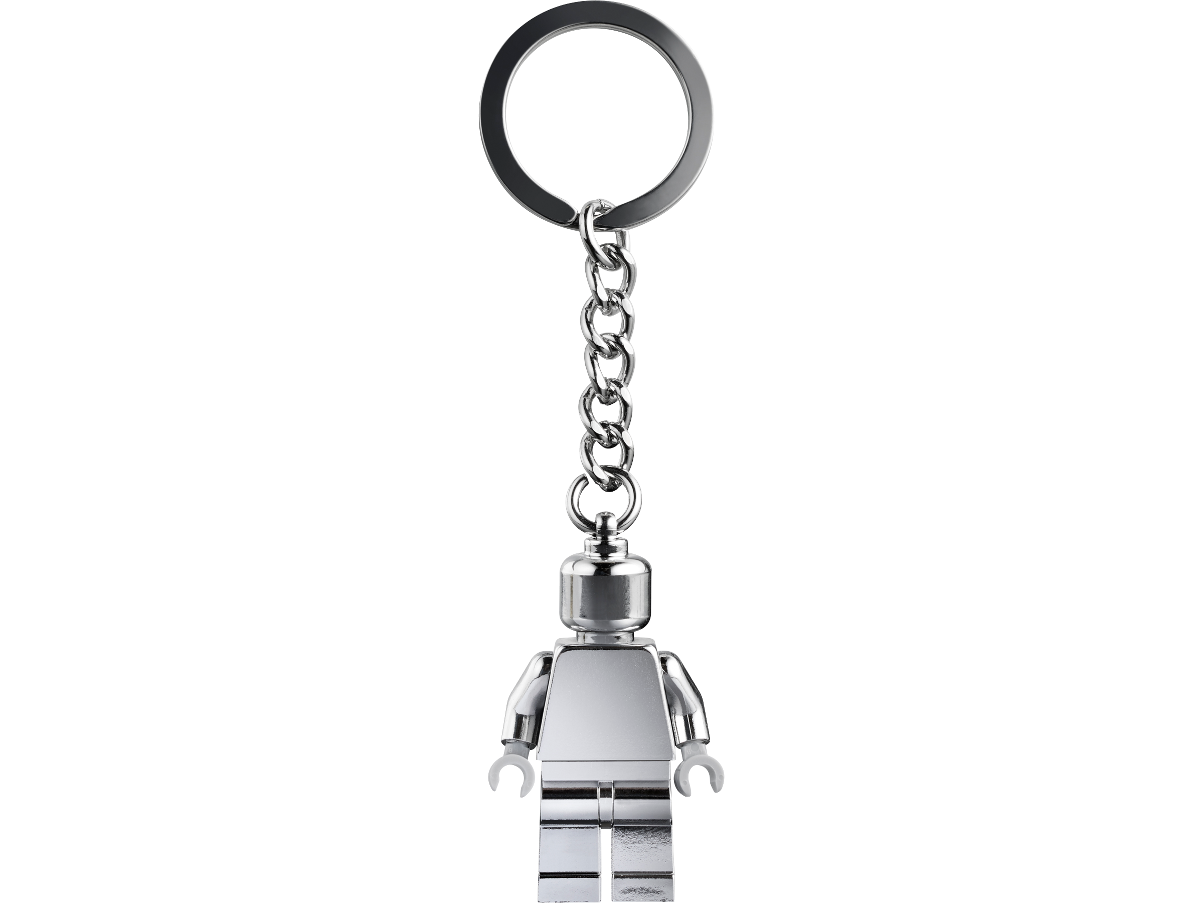 LEGO Silver Minifigure Key Ring 9cm length (British brand)