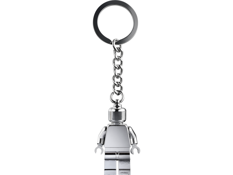 LEGO Silver Minifigure Key Ring 9cm length (British brand)