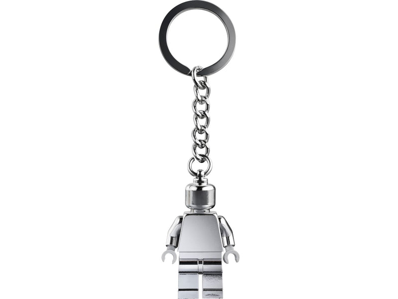 LEGO Silver Minifigure Key Ring 9cm length (British brand)