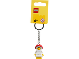 LEGO Mushroom Girl Keychain 9cm, imported from the UK