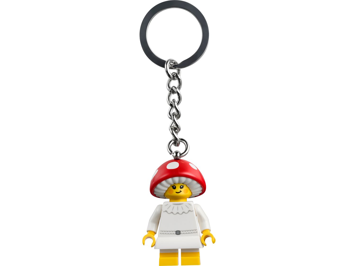 LEGO Mushroom Girl Keychain 9cm, imported from the UK