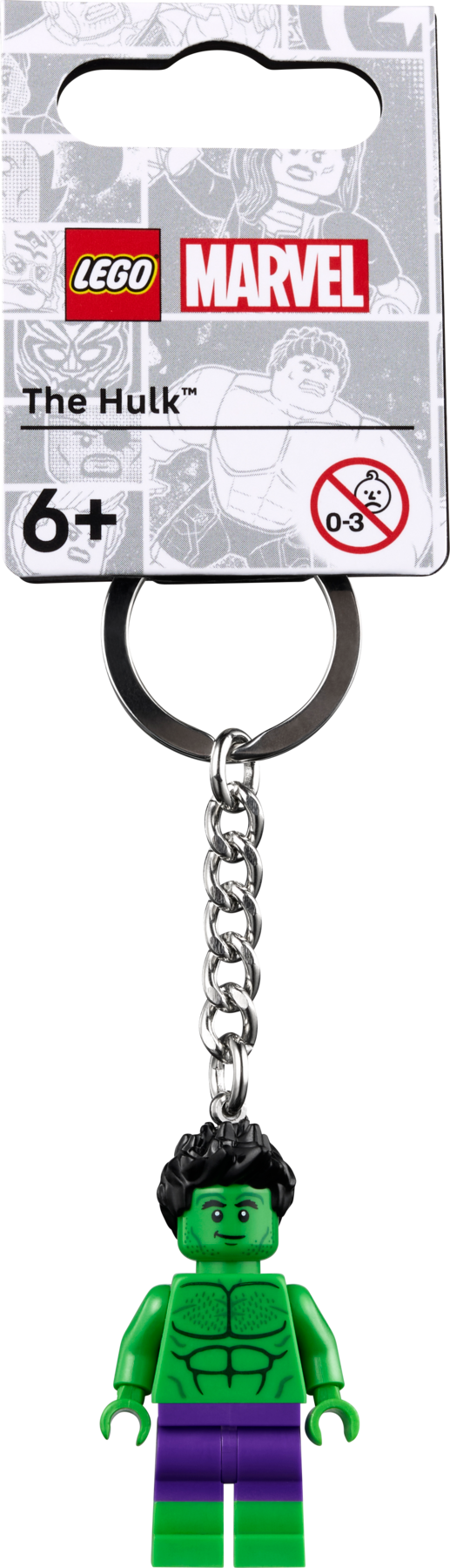 LEGO Hulk Key Chain Marvel Minifigure 9cm (British brand)