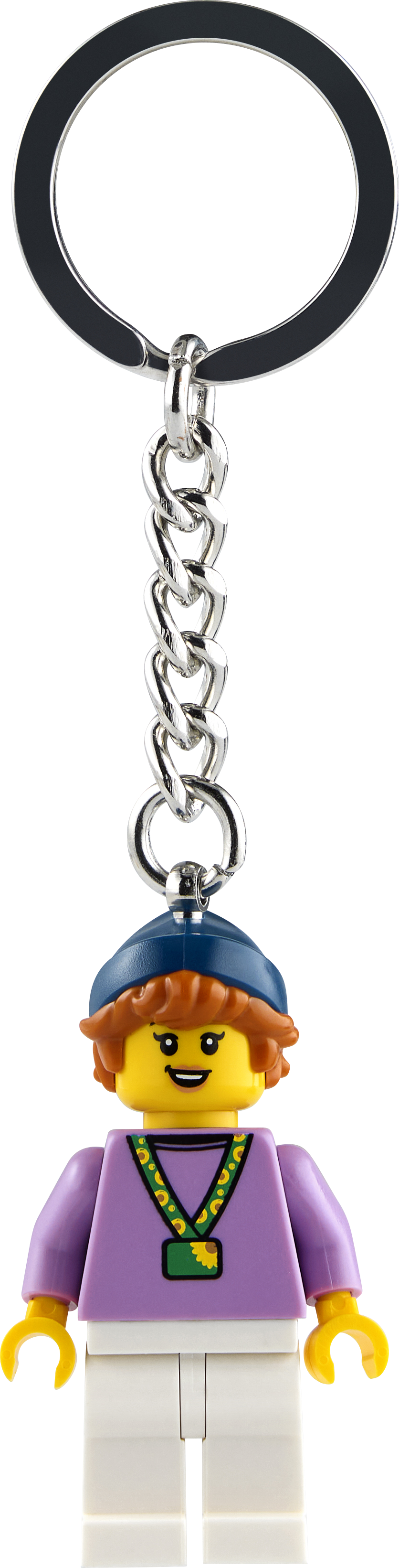 LEGO Sunflower Lanyard Girl Key Chain, UK version