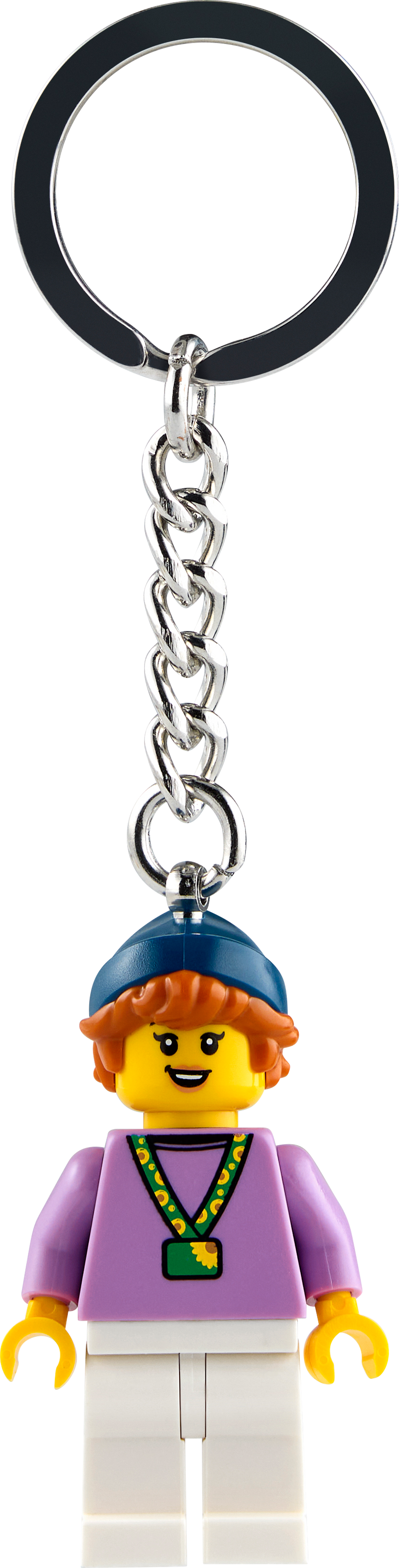 LEGO Sunflower Lanyard Girl Key Chain, UK version
