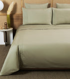 Frette Super King Duvet Cover in Sakura Pink with Oxford Weave - British product
