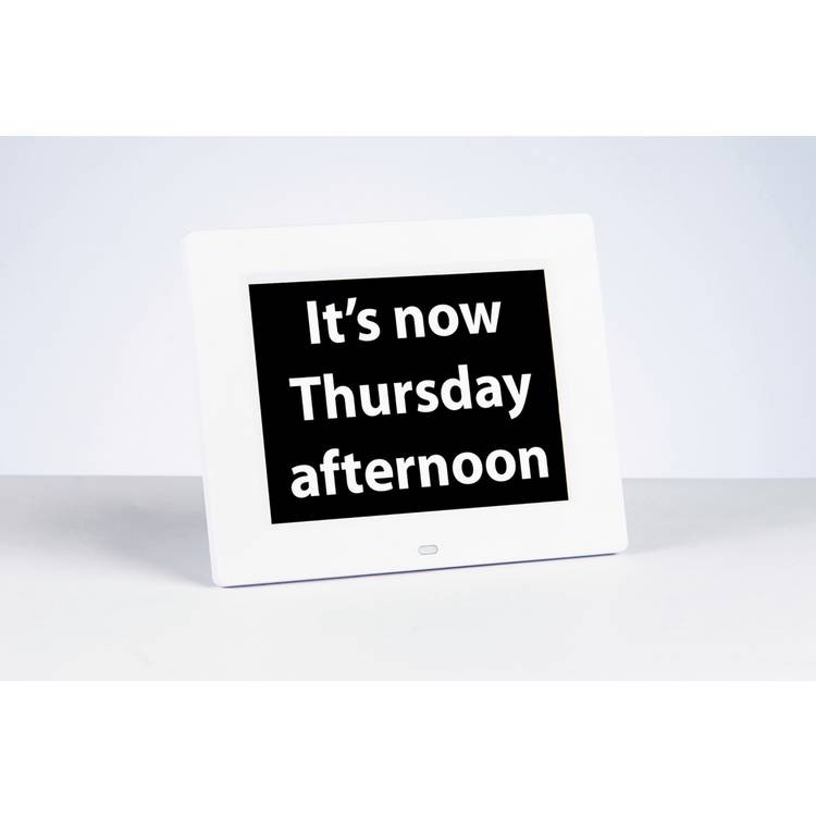 Ravencourt Living Rosebud dementia reminder clock, imported from the UK