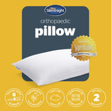 Silentnight orthopaedic medium support pillow 74x48cm - British product