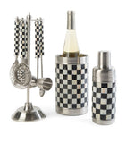 MacKenzie-Childs Courtly Check wine cooler, imported from the UK
