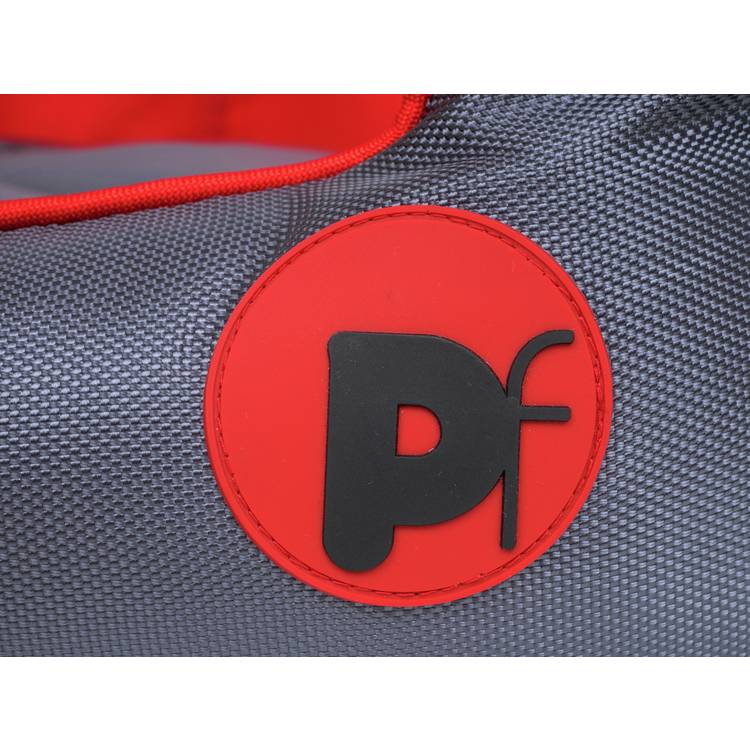 Petface Oxford Oval Red large dog bed - British product