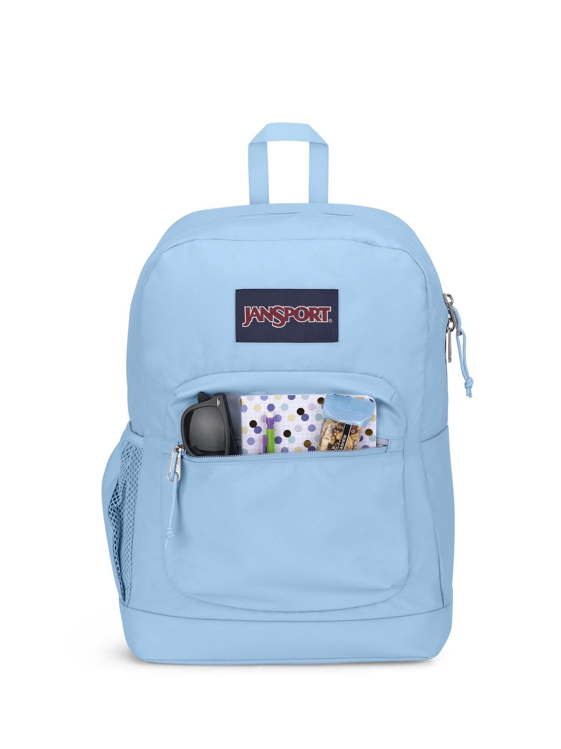 Jansport backpack Cross Town Plus light blue, UK version