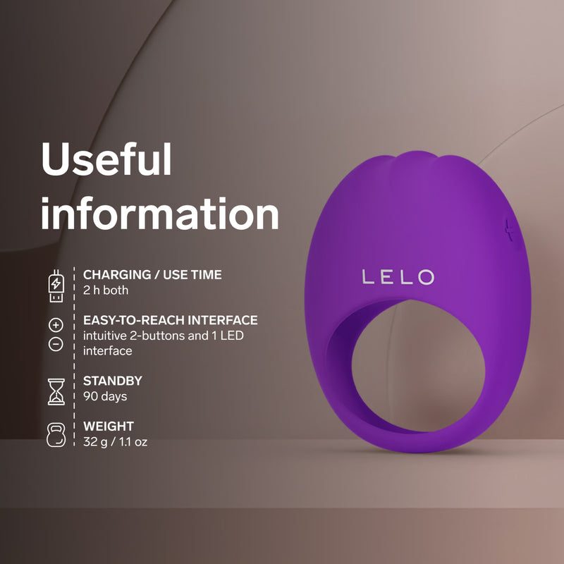 LELO vibrating ring purple, UK version