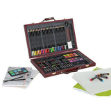 YXSH 82 piece art set in wooden case, imported from the UK