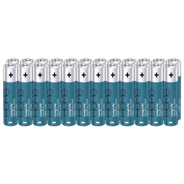 Argos Home Ultra Alkaline AAA batteries pack of 24 (British brand)